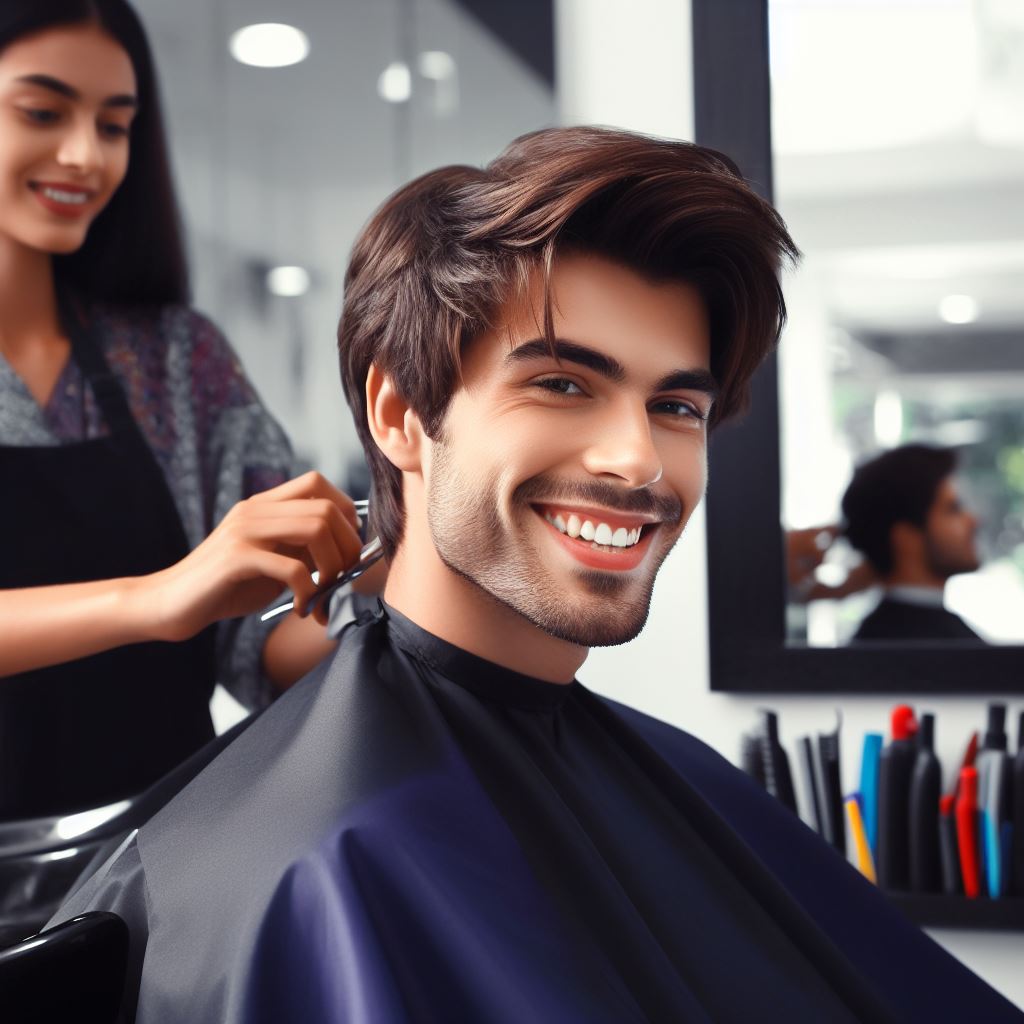 strzyżenie męskie w salonie fryzjerskim na mokotowie