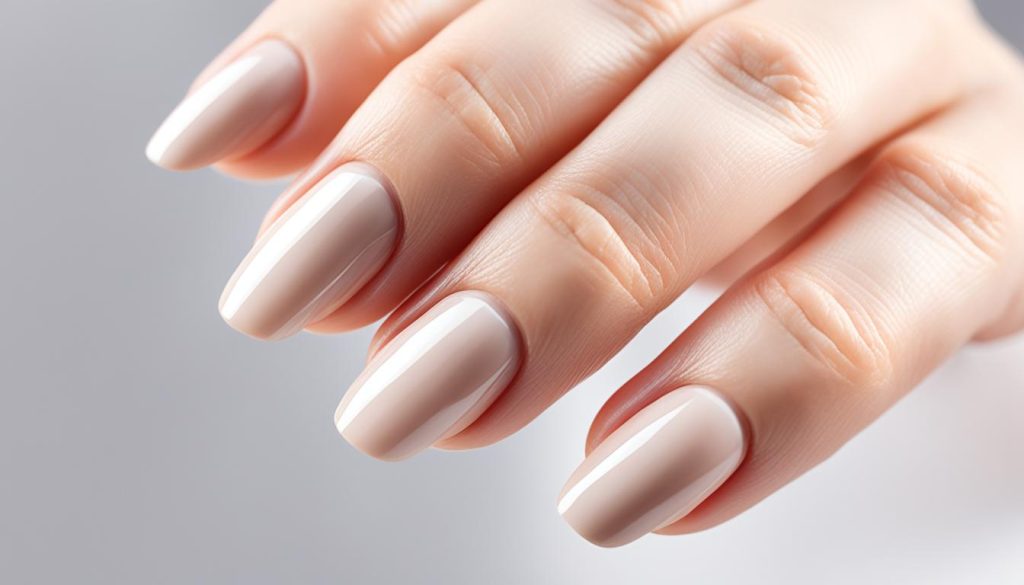 manicure hybrydowy naturalny kolor