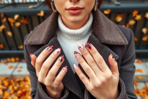 jaki kolor manicure na wszystkich świętych